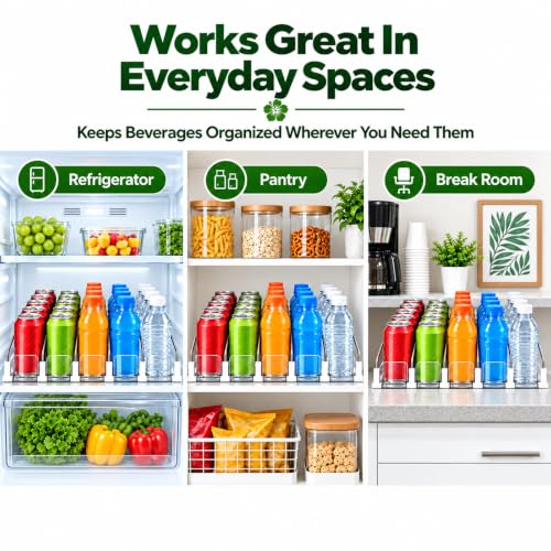 Drink Organizer for Fridge (5Row)