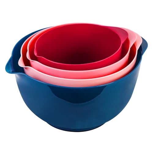 Classic Mixing Bowls Set of 4 (Mixed Pink)