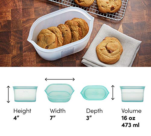 Reusable Food Storage Bags (Frost / Small Dish)