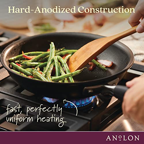 Advanced Home Nonstick Saucepan with Straining Lid (2 Quarts / Onyx)