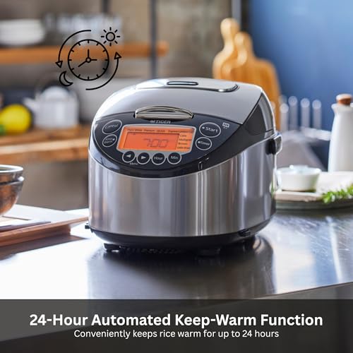 JKT-D10U 5.5-Cup Induction Heating Rice Cooker, 12 Auto-Cook Settings (5.5-Cup)