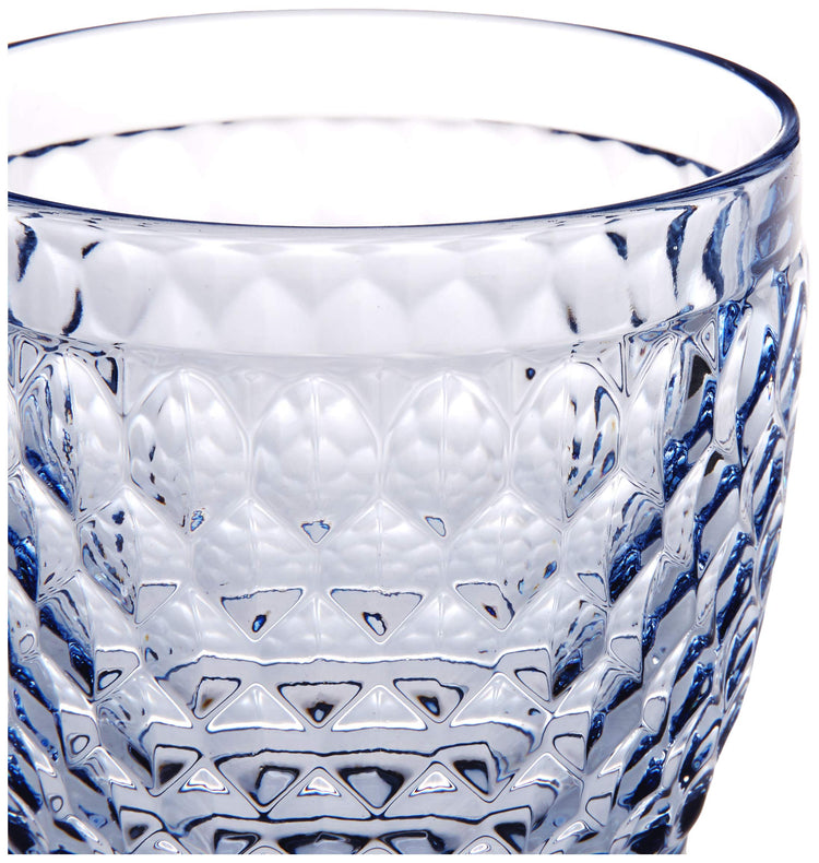 Boston Old Fashioned Glasses Set of 4 (Blue / Double Old-Fashioned)