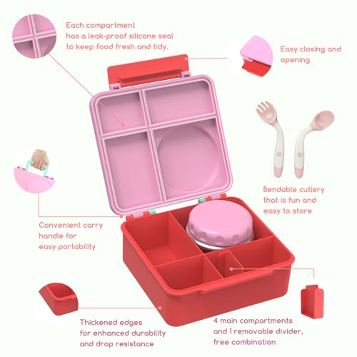 Bento Box for Kids (Pink)