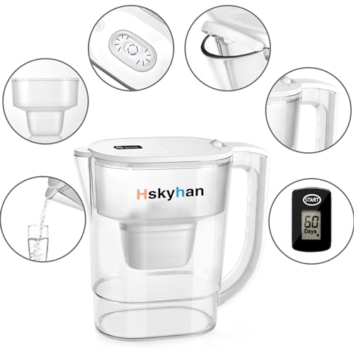 Alkaline Water Filter Pitcher (3.8 Liters / White)