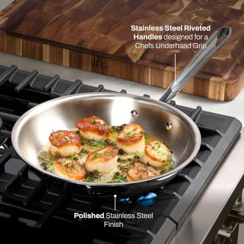 D3® Stainless Steel 10" Fry Pan (10" Fry Pan)