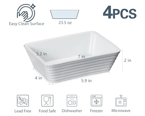 Small Baking Dish (5 x 7 " Set of 4)