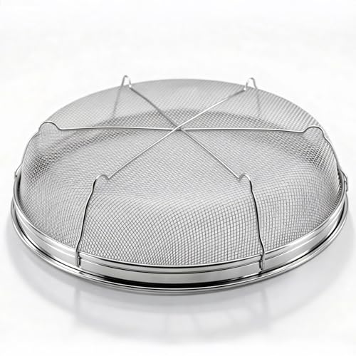 Fine Mesh Strainer for Kitchen (9.84 inch / Flat Shape)