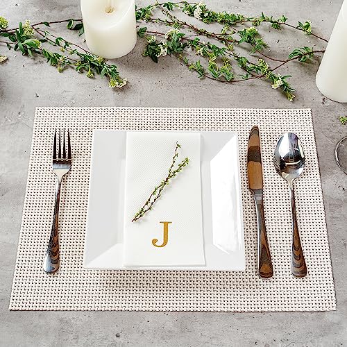 Linen Feel Paper Guest Towels (Gold / 2000 Count / J)