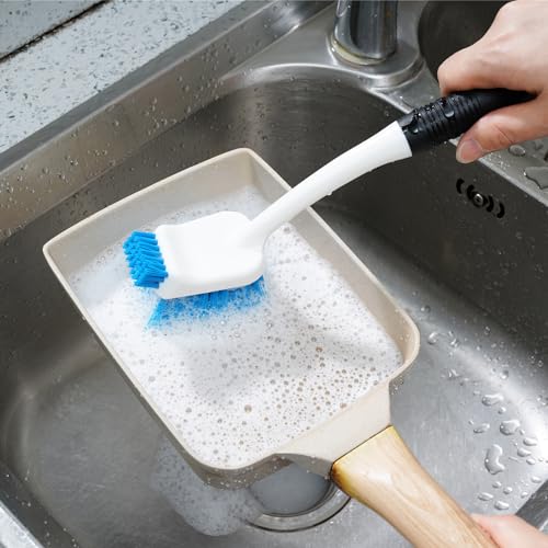 Dish Brush Set of 3 with Bottle Brush (Round Head)