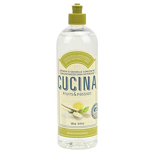 Fruits & Passion Cucina Dish Soap Detergent Refill Sea Salt and Amalfi Lemon