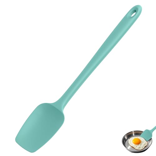 14" Long Silicone Spoonula (Aqua Sky / 14 in (spoon spatula))
