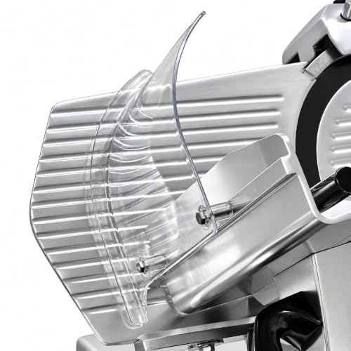 MS 12NT Premium Commercial 420W Electric Meat Slicer (Silver Black)