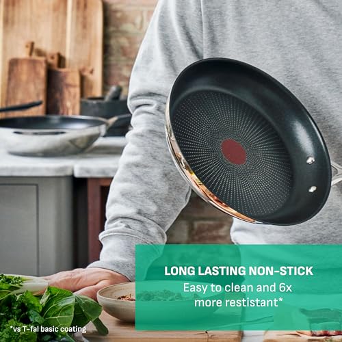 x Jamie Oliver Nonstick Coated Stainless Steel Pans 8" (Nonstick Stainless Steel / 3-Piece)