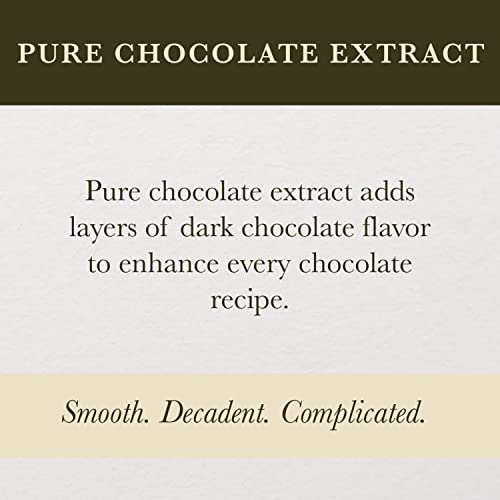 Pure Chocolate Extract for Baking & Ice Cream (8 Fl Oz (Pack of 1))