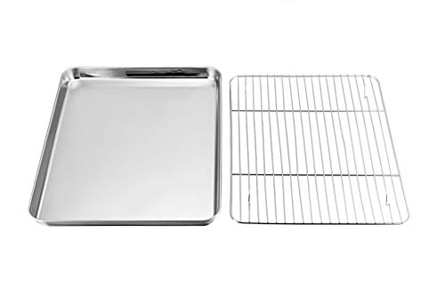 Baking Sheet with Cooling Rack Set (16 x 12 x 1inch)