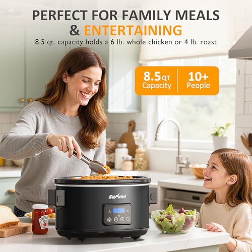 8.5 Quart Programmable Slow Cooker (8.5 Quarts / Black)