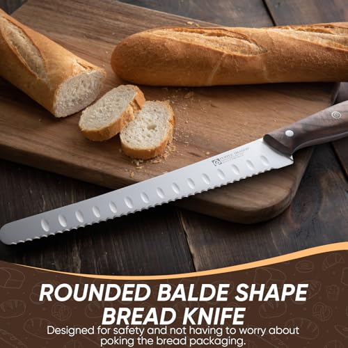 Bread Knife for Homemade Bread (10")