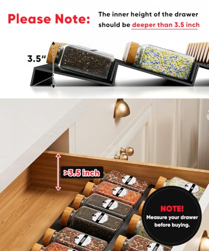 Spice Drawer Organizer