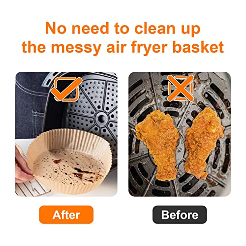 200Pcs Air Fryer Liner Disposable for Ninja Air Fryer AF101 (200pcs Round)