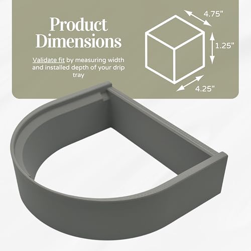 Drip Tray Mug (K-Supreme 1.25 Inches Tall / Gray)