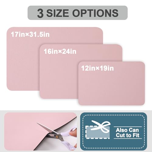 Coffee Mat Absorbent Hide Stain Rubber Backed Dish Drying Mat for Kitchen Counter (Pink / 16" x 24")