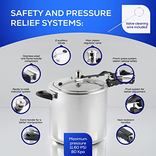 13.7 Quart Pressure Cooker (13.7 Qt / 13 L)