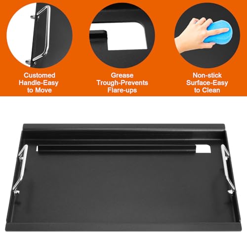 17" Full Size Griddle for Charbroil Performance 4 (Performance 4 Burner for 17")