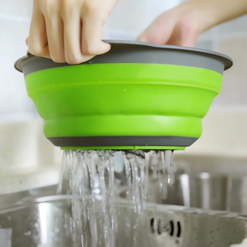 Collapsible Colander Set of 3 (Green)