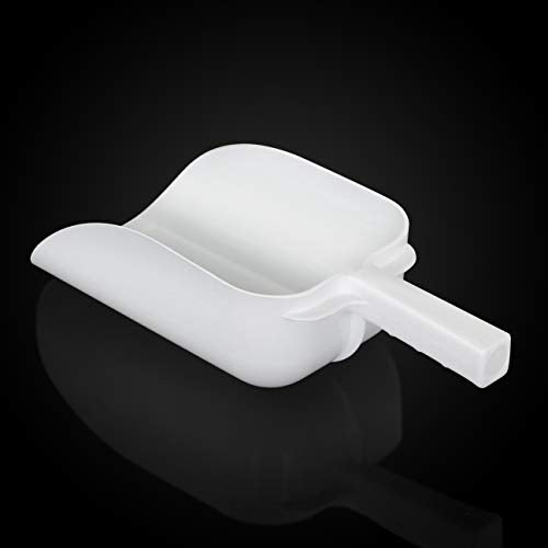 Polycarbonate Plastic Utility Ice Scoop (64 oz. / White)