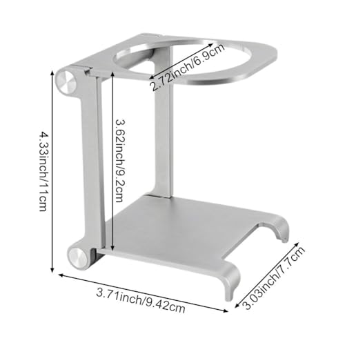 Coffee Drip Holder with Base Coffee Dripper Stand Coffee Filter Holder Portable Espresso Tool for Outdoor Travel Camping (11x9.42x7.7cm)