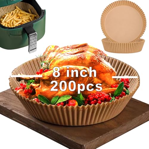 Air Fryer Liners Disposable for Ninja (8''Round)