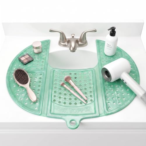 Bathroom Sink Cover for Counter Space (Standard / Emerald Green)