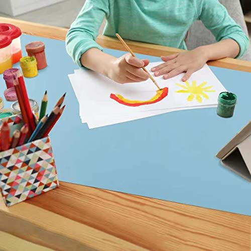 Large Silicone Heat Resistant Mat 78.7” x 15.7” (78.7"L x 15.7"W / Cyan)