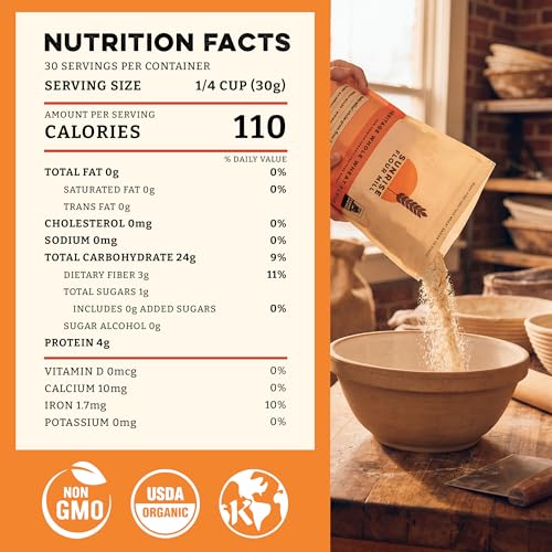 Organic Heritage Whole Wheat Flour (32 Ounce (Pack of 1))