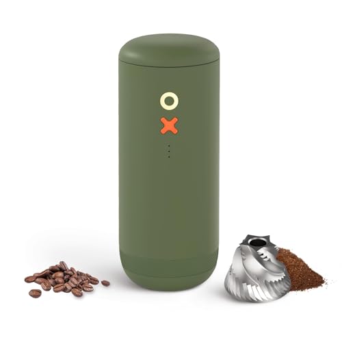 Timemore OX Electric Burr Portable Coffee Grinder (Olive Green)