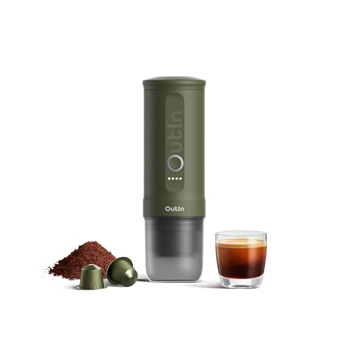 Nano Portable Electric Espresso Machine (Forest Green)