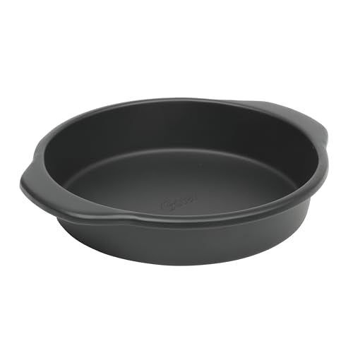 Teston 9 Inch Round Cake Pan (9" Round Cake Pan / Matte Black)