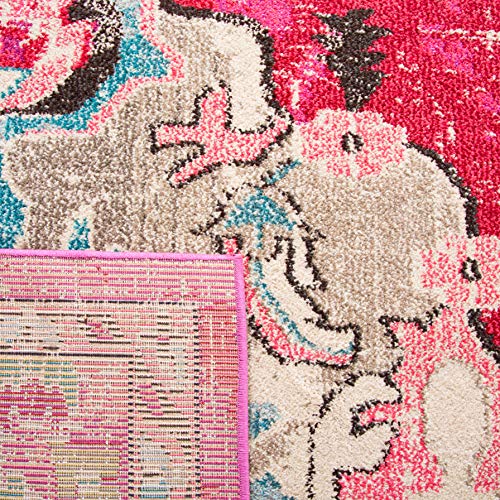 Monaco Area Rug 11x15 (11' x 15' (Rectangular) / Pink/Multi)