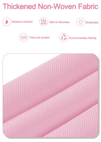 2 Pack Over the Door Storage Organizer with 5 Large Pockets (2 Pack / Pink)