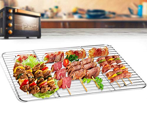 Baking Sheet with Cooling Rack Set (16 x 12 x 1inch)