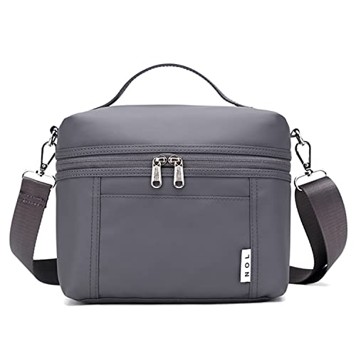 NOL 8L Insulated Lunch Bag for Women (Gray / Medium (8 Liters))