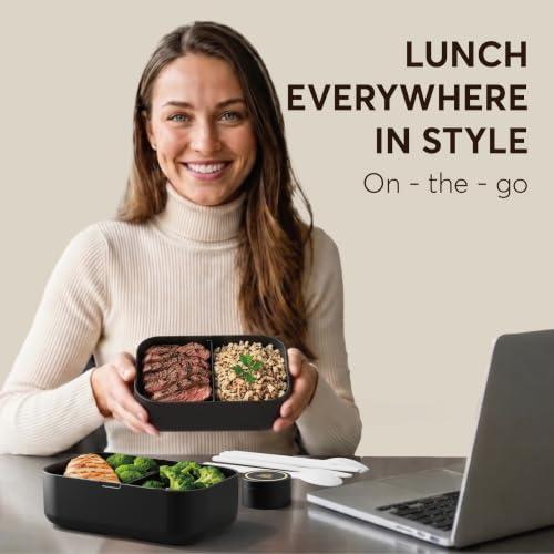 Bento Box Adult (XL - 68 oz / Black Beige)