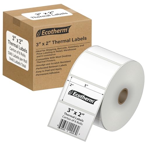 3" x 2" Thermal Labels (3 x 2 - 7440 Labels)