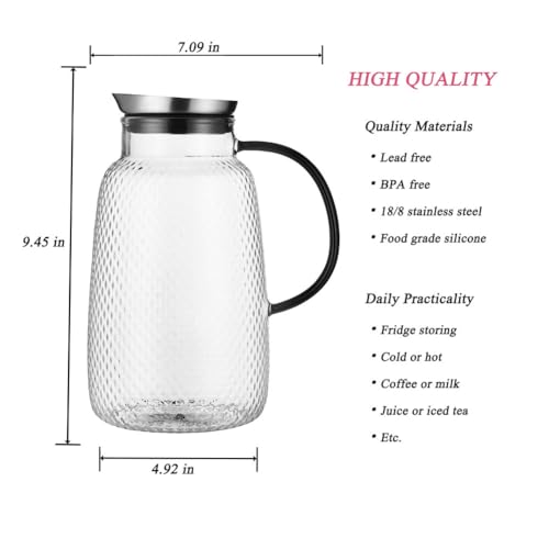 Pitcher with Lid (80 Ounces)