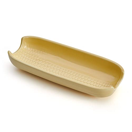 Callie Stoneware Corn Dishes (Yellow / Set Of 4 / Callie)