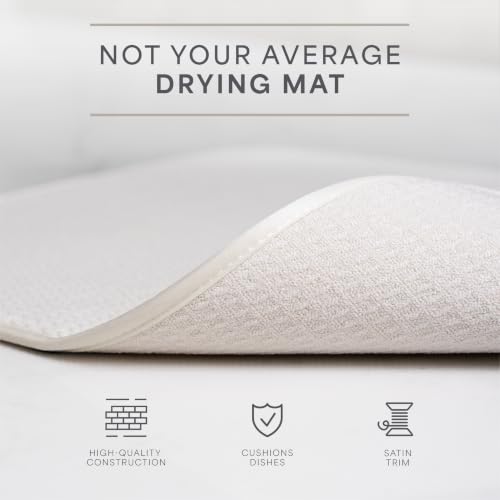 Dish Drying Mat (Cream / 18" x 30")