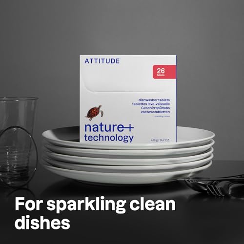 ATTITUDE Dishwasher Pods (26 Count (Pack of 1))