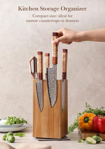 Magnetic Rotating Knife Holder without Knives (Rotating Knife Holder)
