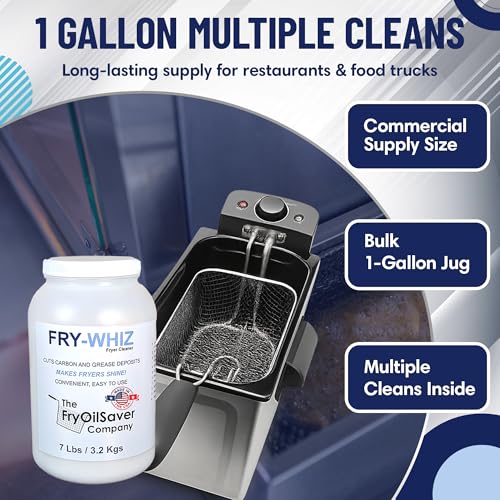 Fry Whiz Deep Fryer Cleaner (112 Ounce (Pack of 1))