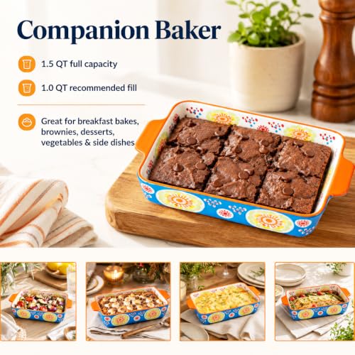 Ceramic Baking Dish Set (Ocean Blue)